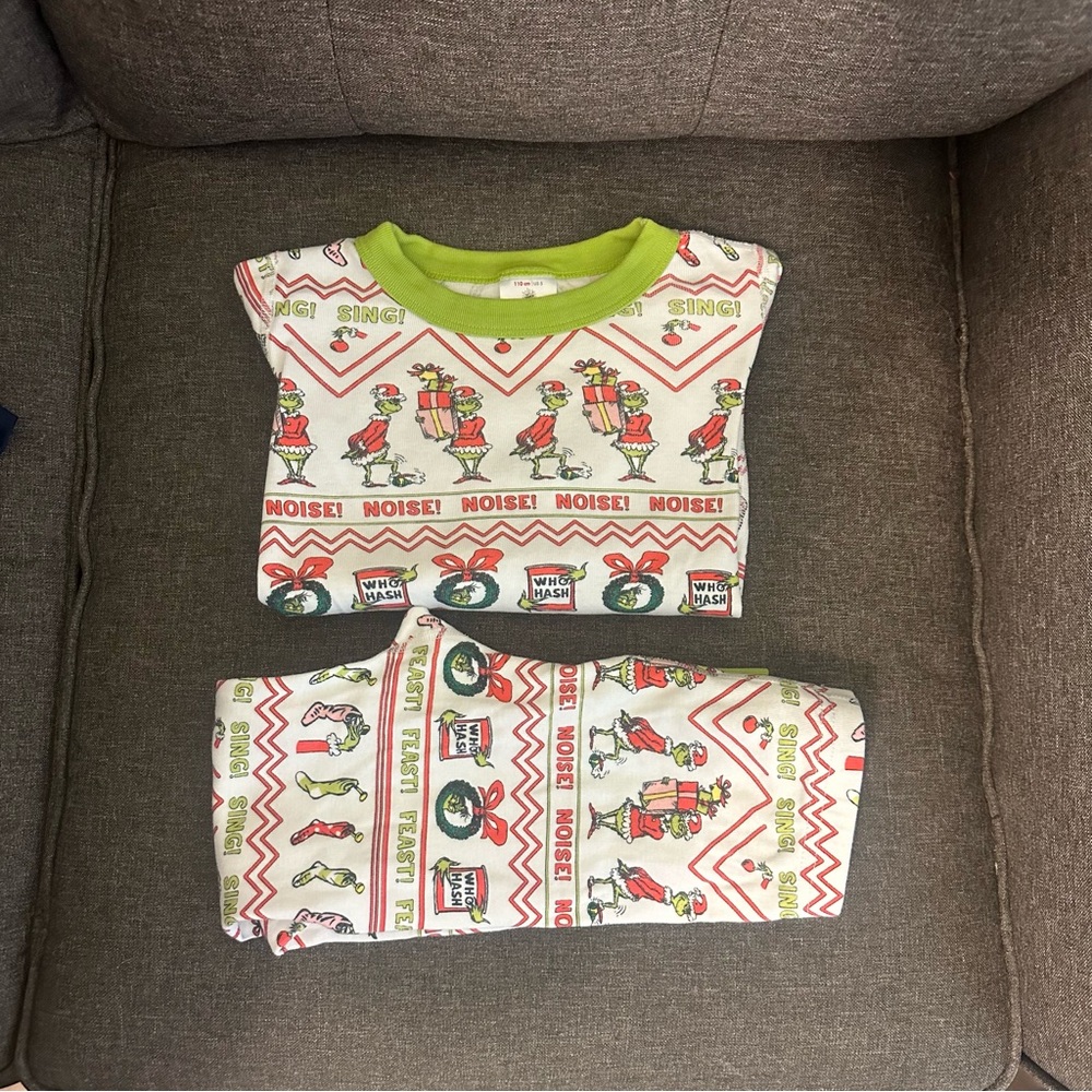 Hanna Andersson Grinch Pajamas